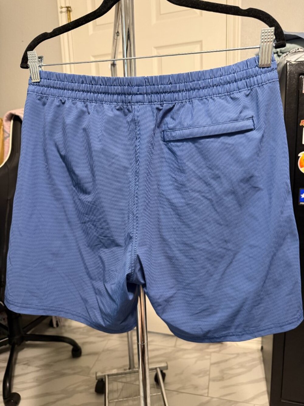Quince Italian Swim Trucks Navy Tonal Stripe - M - Picture 4 of 7